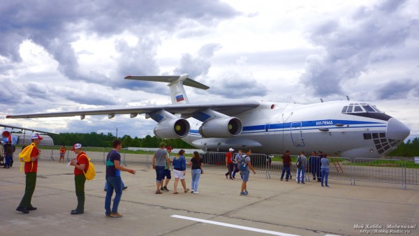 Самолёт Ил-76МД в Кубинке на выставке Армия 2015