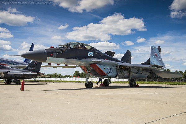 Самолёт МиГ-29К в Кубинке на выставке Армия 2015