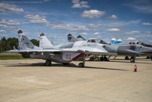 Самолёт МиГ-29К в Кубинке на выставке Армия 2015