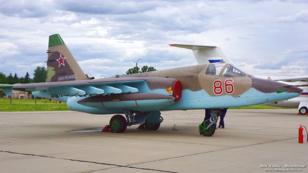 Фотографии самолёта Су-25СМ в Кубинке с выставки Армия 2015
