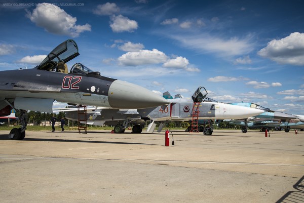 Су-35С в Кубинке на выставке Армия - 2015