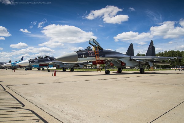 Су-35С в Кубинке на выставке Армия - 2015