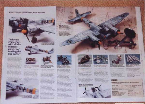 обзор Ju 88 от Dragon в Tamiya Model Magazine International.