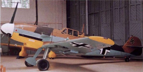 Bf 109F-4, увиденный в Имперском Военном Музее, Дуксфорд.