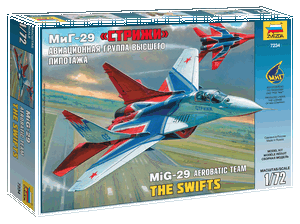 Сборная модель "Самолет МиГ-29 "Стрижи"