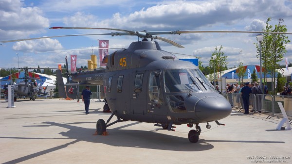 Вертолёт Ансат-У Армия 2015 КВЦ
