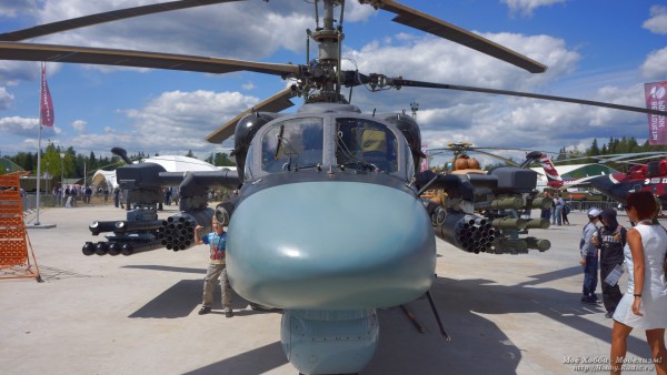 Фотографии вертолёта Ка-52 КВЦ Армия 2015