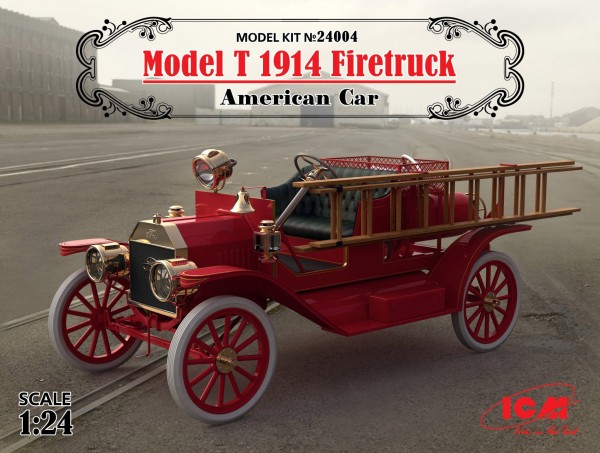 Model T 1914 Firetruck, American Car (100% new molds)