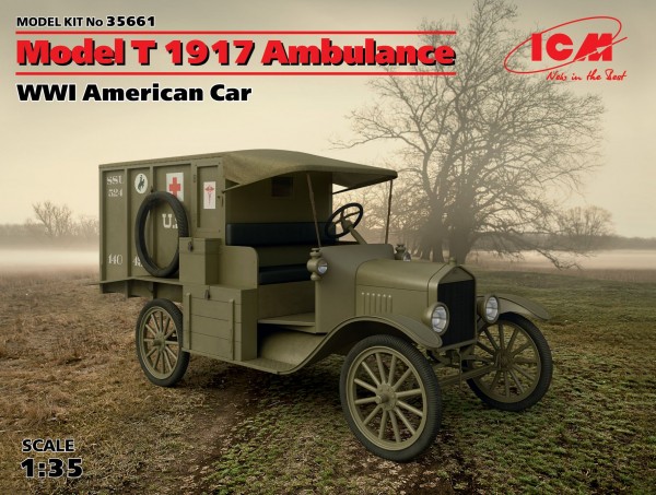 Model T 1917 Ambulance, WWI American Car (100% new molds)