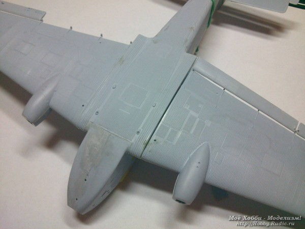 Сборка Junkers Ju-52 от Моделиста. Часть 2. Покраска