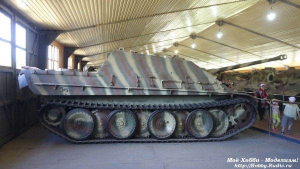 Тяжелый немецкий истребитель танков Ягдпантера в Кубинке