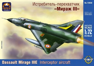 сборные модели самолетов: Французский истребитель-перехватчик Дассо «Мираж» IIIЕ