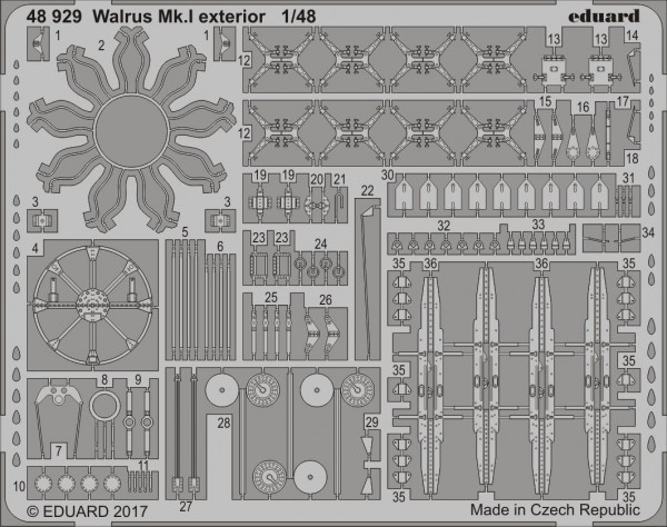 Walrus Mk. I exterior 1/48