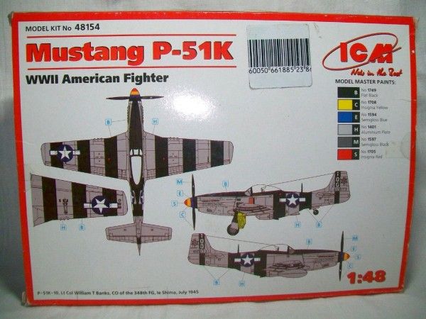 Mustang P-51K от ICM 1/48