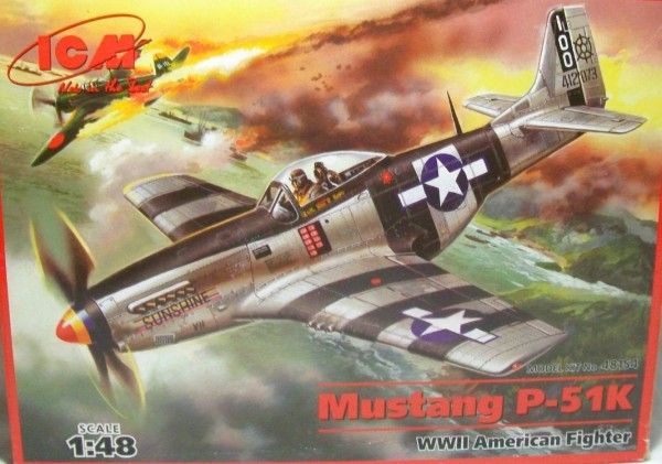 Mustang P-51 K, американский истребитель Второй Мировой войны