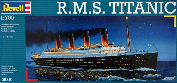 Сборная модель Титаник от Revell в масштабе 1_700