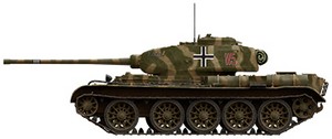 Варианты окраски танка Т-44