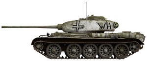 Варианты окраски танка Т-44