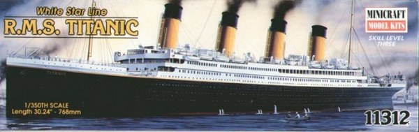 Сборная модель Титаника от Minicraft Model Kits в масштабе 1_350