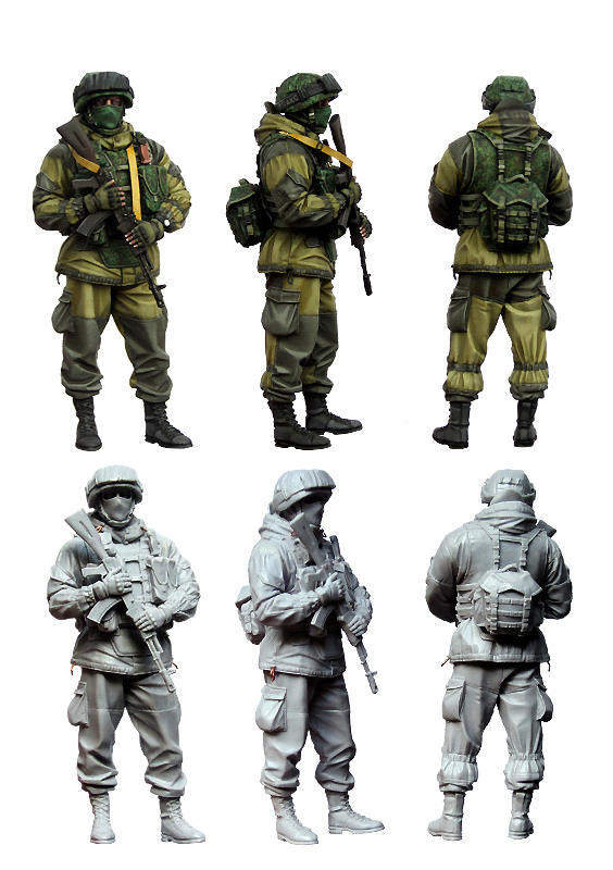 Дополнения для модели Тигр: Современный Российский солдат