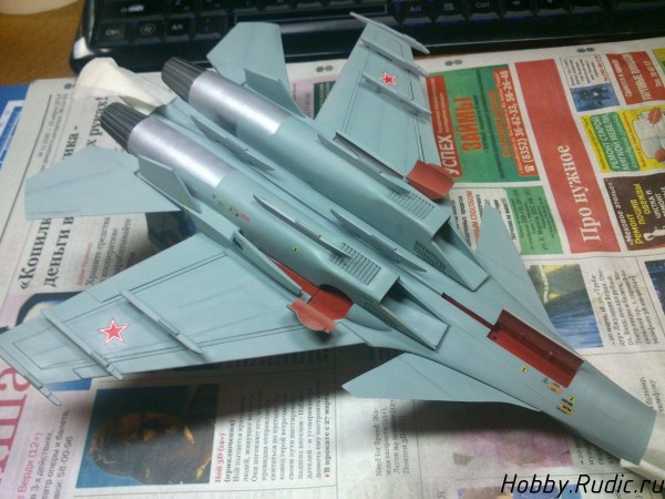 Сборка модели Су-33 от Звезды. Часть 3.