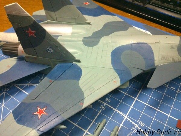 Сборка модели Су-33 от Звезды. Часть 3.