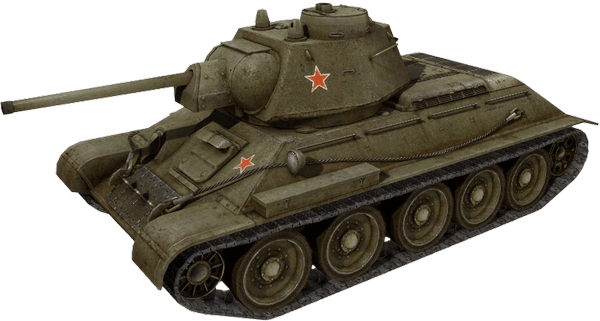 танк Т-34/76 1943 г (хаки чистый)