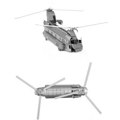 Металлический конструктор вертолёт Чинук