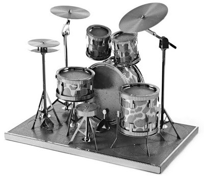 Металлический конструктор Drum Set 3D