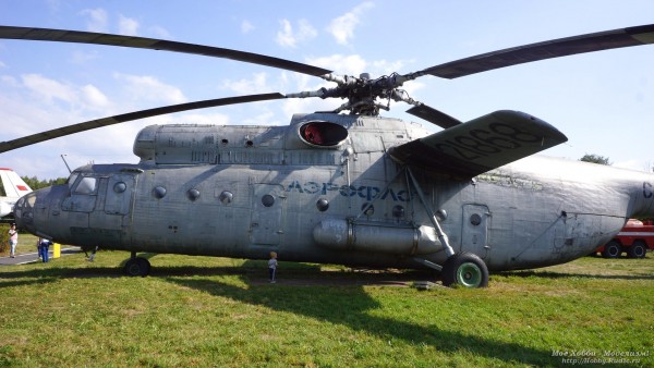 Вертолёт Ми-6 в Авиамузее Ульяновска