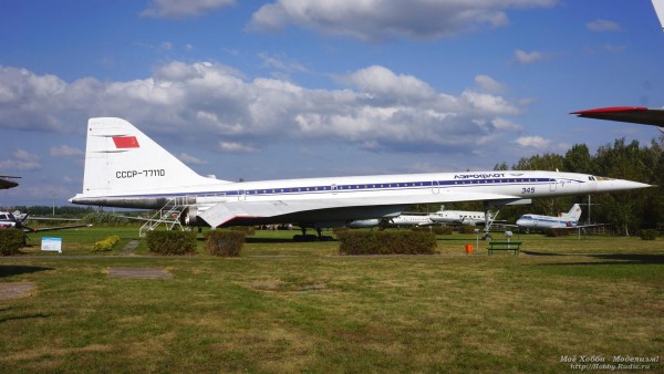 Самолёт Ту-144 в Авиамузее Ульяновска