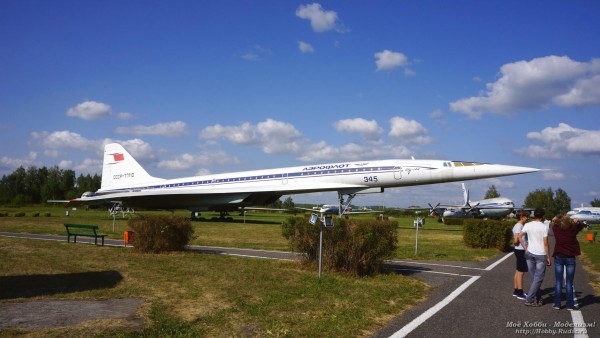 Самолёт Ту-114 в Авиамузее Ульяновска