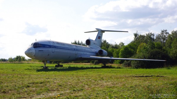 Самолёт Ту-154 в Авиамузее Ульяновска