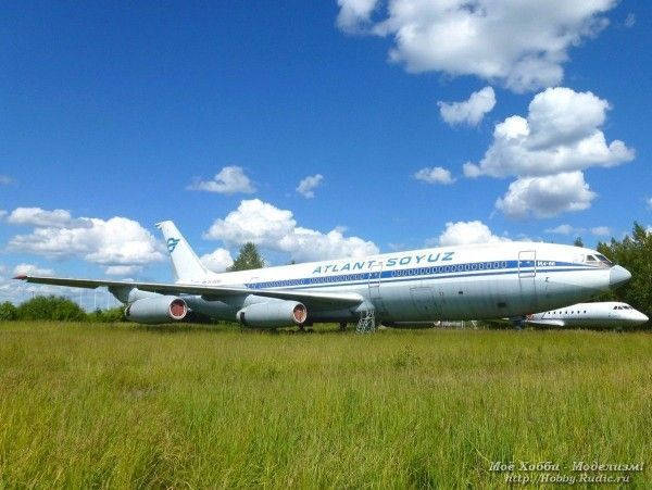 Самолёт Ил-86 в Авиамузее в Ульяновске