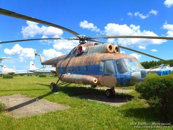 Вертолёт Ми-8 в Авиамузее в Ульяновске