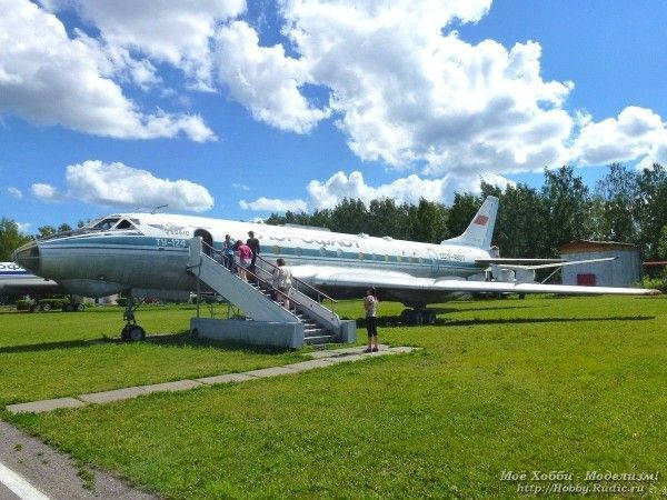 Самолёт Ту-124 в Авиамузее в Ульяновске