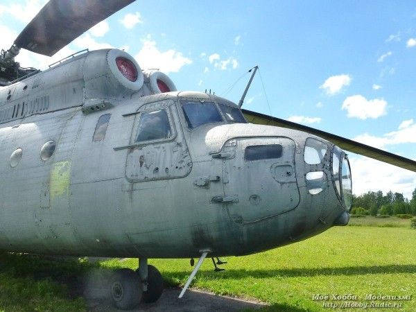 Вертолёт Ми-6 в авиамузее Ульяновска