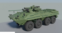 Российский БТР-90 с модулем «Бережок» 1/35 от фирмы Arma Models Российский БТР-90 с модулем «Бережок» 1/35 от фирмы Arma Models